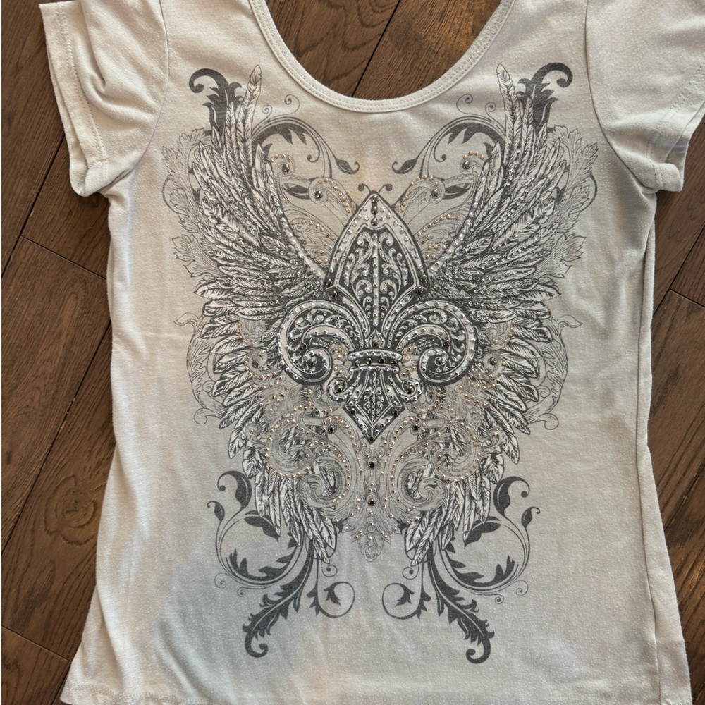 Women's Gray Graphic Tee